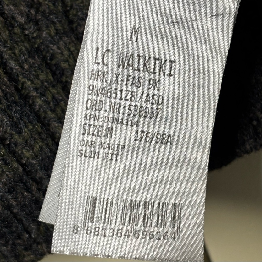 LC Waikiki Men's Black and Gray Sweater - Picture 8 of 10